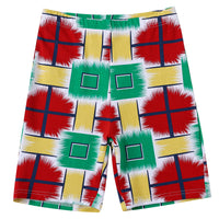Jumbo Plaid Bike Shorts