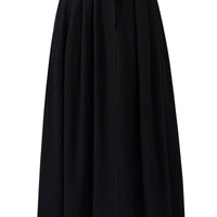 Lisa Linen Skirt Black