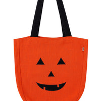 Trick Or Treat Linen Tote Bag Embroidered