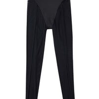 Black Mesh Cheeky Dance Leggings