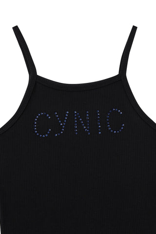 CYNIC Tencel Rib Camp Tank Black