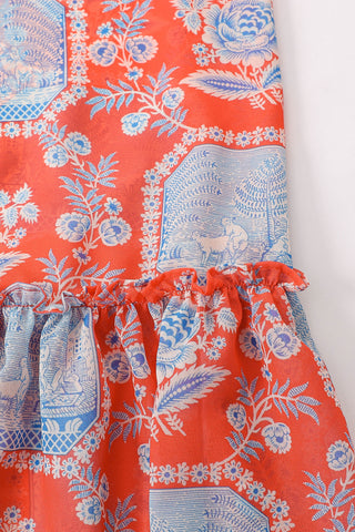 Chiffon Ruffle Duster French Sex