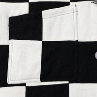 Chessboard Long Scrap Patch Jacket