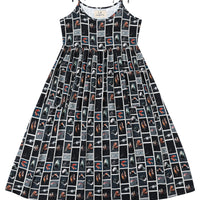Breeze on my Genitals Dress Linen CUTE FISH