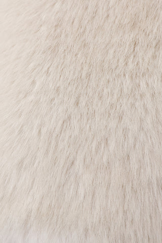 Penny Coat Plant Leather Ivory