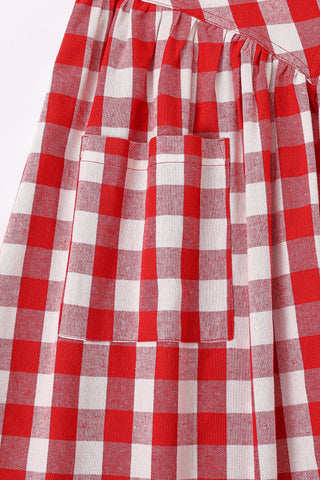 Park Skirt Red/White Gingham