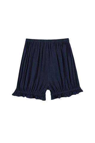 Sporty Soft Linen Bloomers Navy