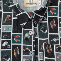 Cute Fish Linen Shirt