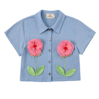 Flower Boobs Blouse