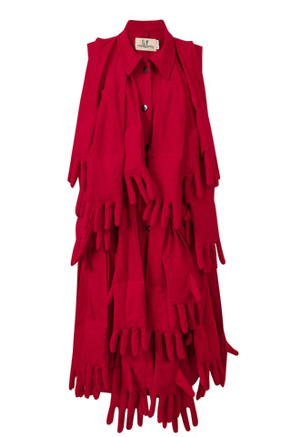 Helping Hands Dress Thick Linen