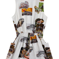 Lizard Linen Gym Class Romper