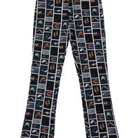 Cute Fish Cotton Spandex Pants
