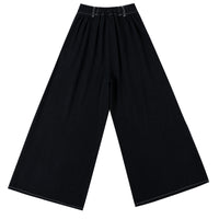 End of the world Black Linen Wide leg Trousers
