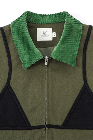 Bikini Bod Canvas Construction Crop Jacket
