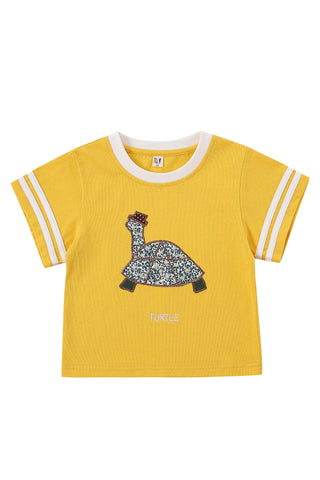 Turtle Kids Tee Yellow