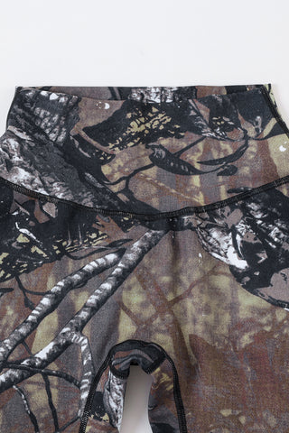 1 left - Forest Camo Yoga Pants