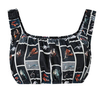Cute Fish Linen Crop Bra Top