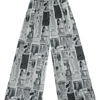 Back Pages Accordion Wide Leg Pants