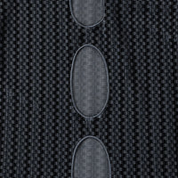 3 Hole Punch Velvet Crop Tank Dark Gray