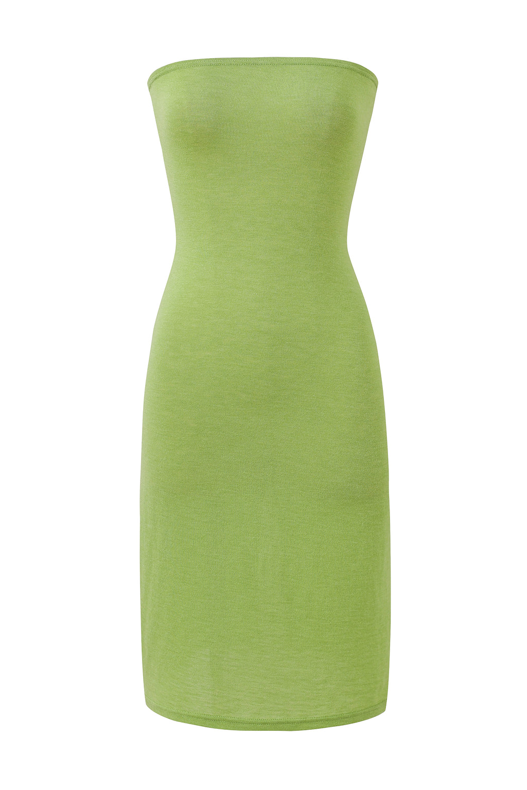 Marge Simpson Wool Knit Blend Strapless Dress 3X / Lime Green