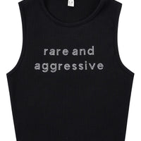 rare and aggressive Tencel Rib Tank