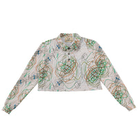 Skip's Scribbles Crop Polo