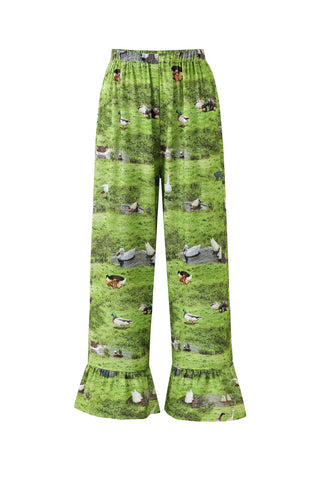 Ruffle Pantaloons Soft Linen Worst Ducks