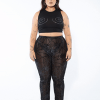 Black Widow Mesh Pants
