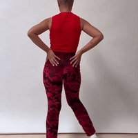 Metamorphoses Mesh Velvet Pants