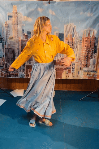 Unisex Swiss Cheese Jacket Thick Linen