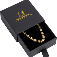 Lucky Necklace 14K Gold Filled with Enamel
