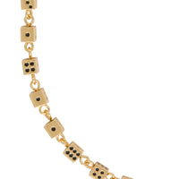 Lucky Necklace 14K Gold Filled with Enamel
