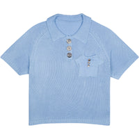 Shirt on Shirt Viscose Knit Polo