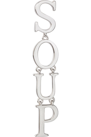 Sterling Silver SOUP Dangle Earring