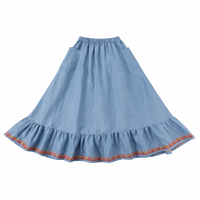 Flaming Light Blue Petticoat Skirt