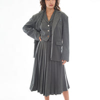 Gray Business Vest