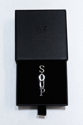 Sterling Silver SOUP Dangle Earring