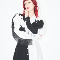 Dueling Horses Linen Mini Dress