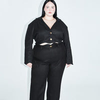 INK STAIN Crop Blazer
