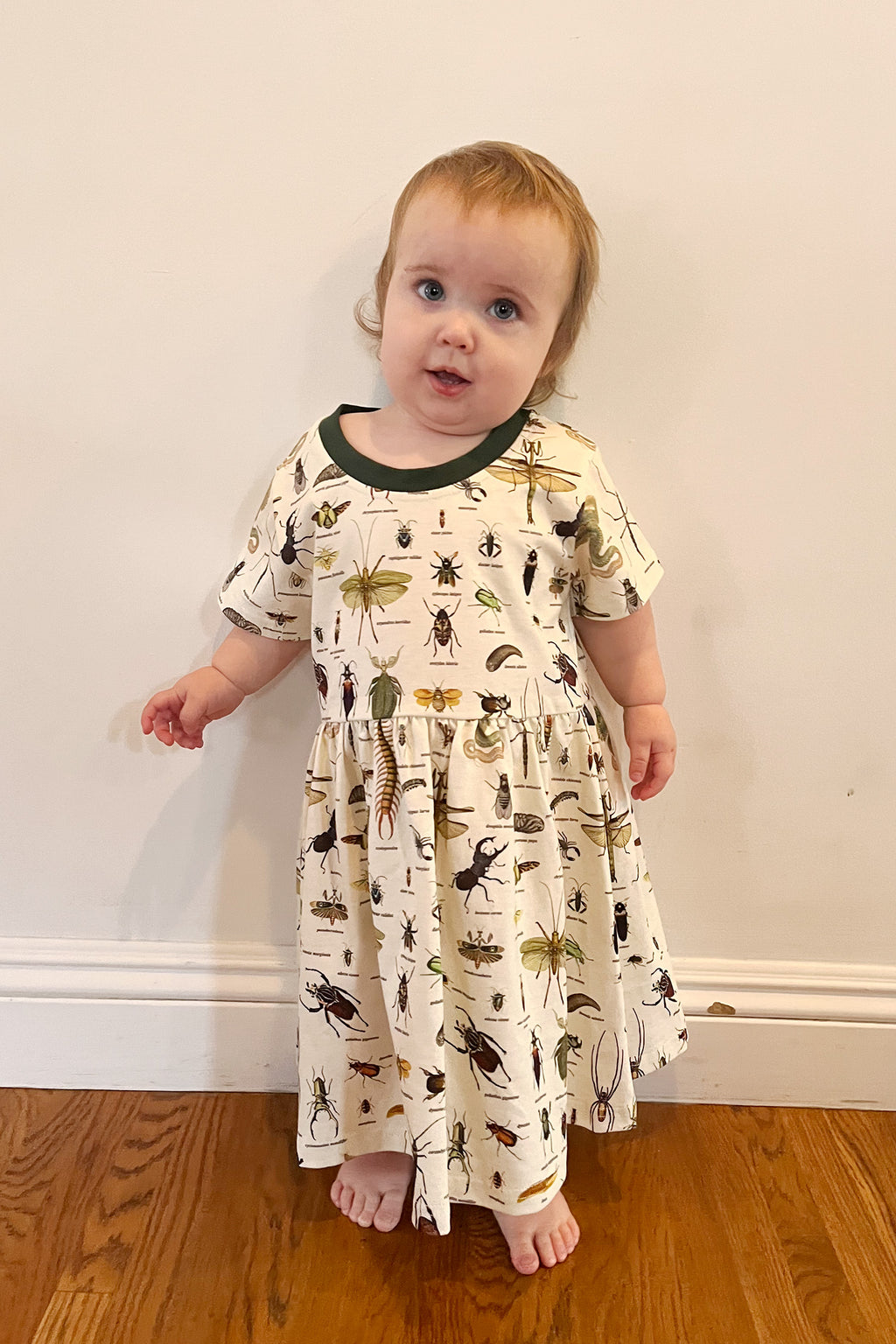 fashion brand company bug dress Worst Bugs Kid's Cotton Dress L / Worst Bugs