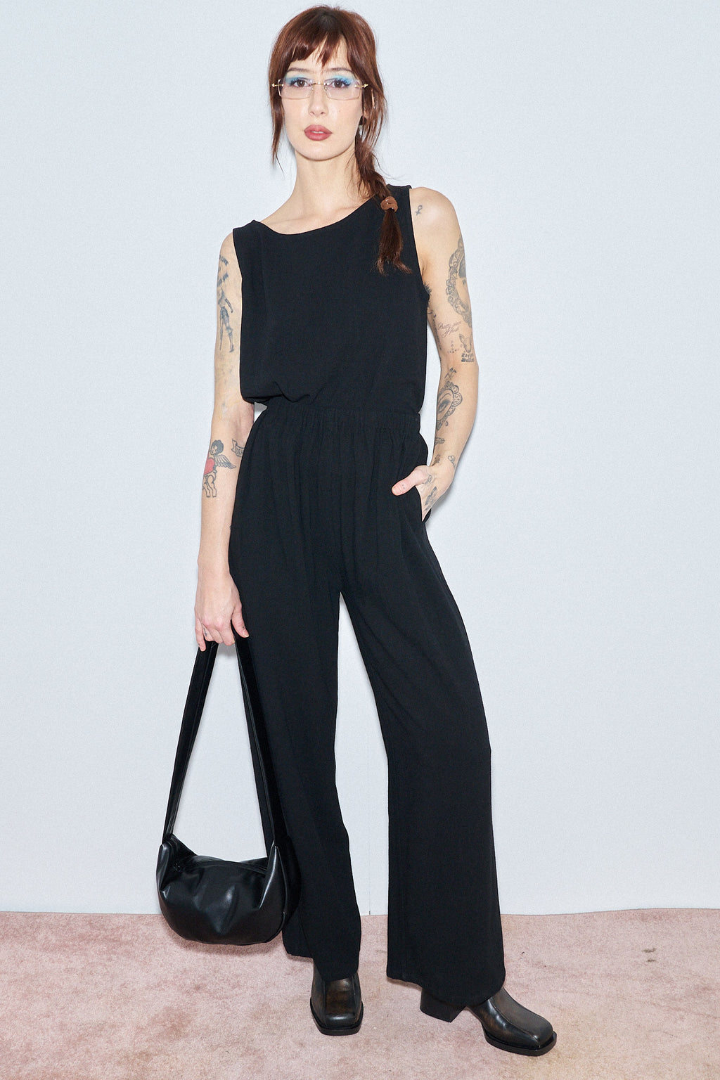 Lazy linen moderate pants
