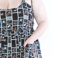 Breeze on my Genitals Dress Linen CUTE FISH