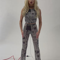 Back Pages Mesh Tank