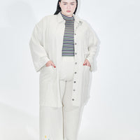 UNISEX JERGEN'S Beach Linen Jacket CREAM