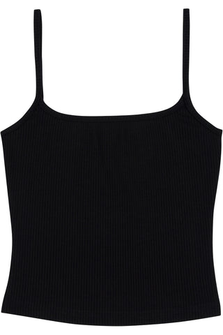 Tencel Rib Cami Black