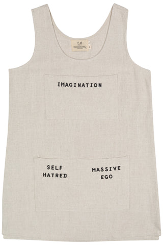 Artist's Toolbox Thick Linen Shift Dress