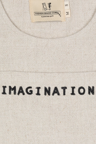 Artist's Toolbox Thick Linen Shift Dress