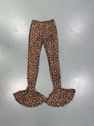 SAMPLE #314 - XS/S New Jersey Mesh Flutter Pants - Leopard