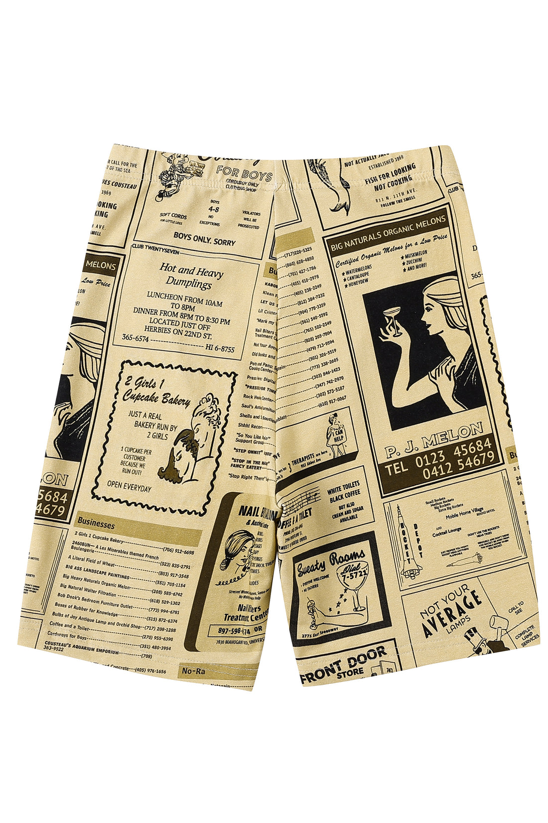 Yellow Pages Bike Shorts