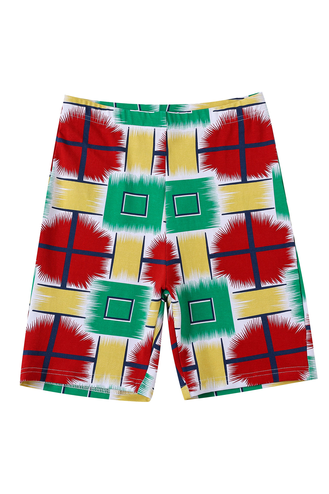 Jumbo Plaid Bike Shorts